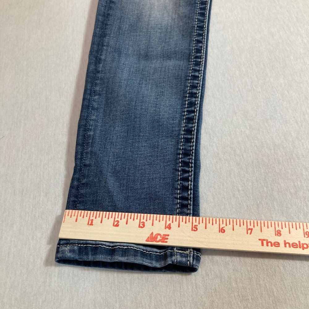Miss Me Signature Skinny Jeans 27 Medium Wash Embellished Distressed JP7072S5 - Picture 8 of 16